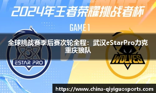 全球挑战赛季后赛次轮全程：武汉eStarPro力克重庆狼队